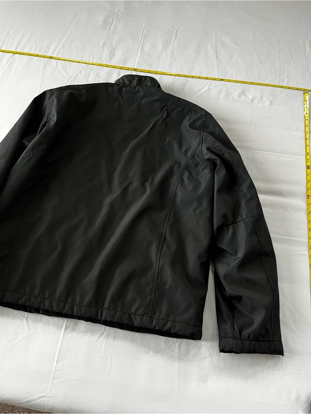 Structure Men's Black Bomber-Style Zip Jacket